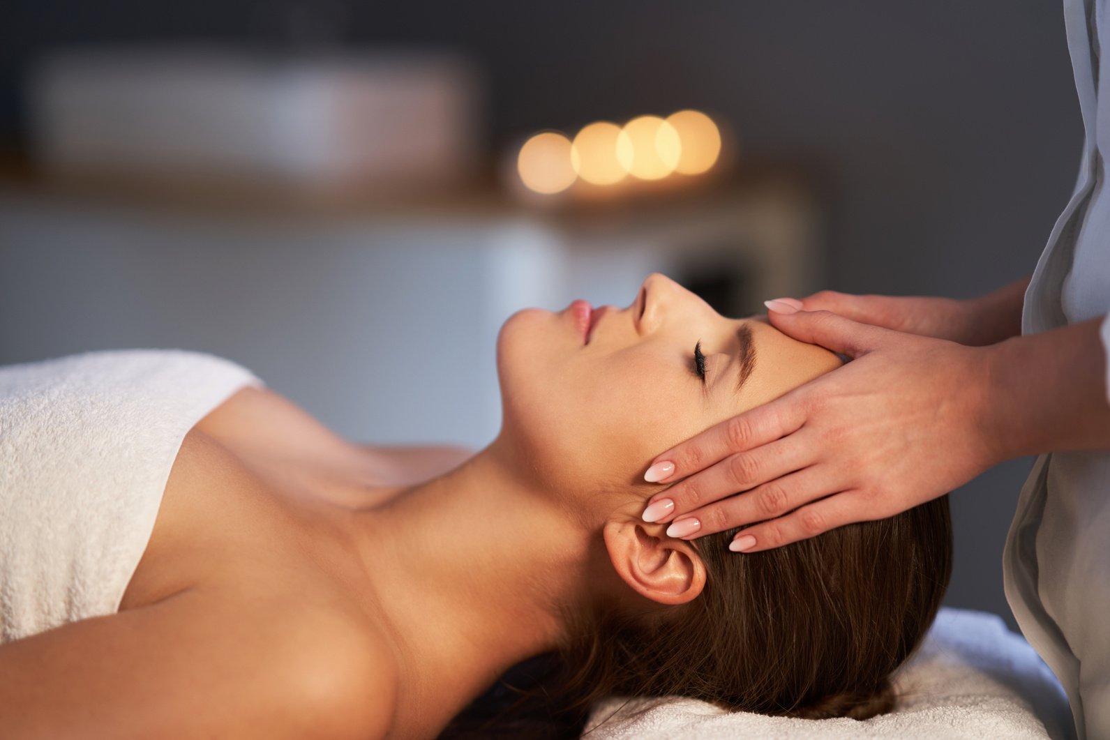 A Woman Getting a Relaxing Massage